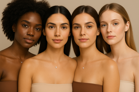 All Skin, All Shine: The Magic of Floating Diamond Necklaces