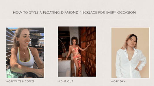 The Allure of Floating Diamonds & Minimalist Jewelry