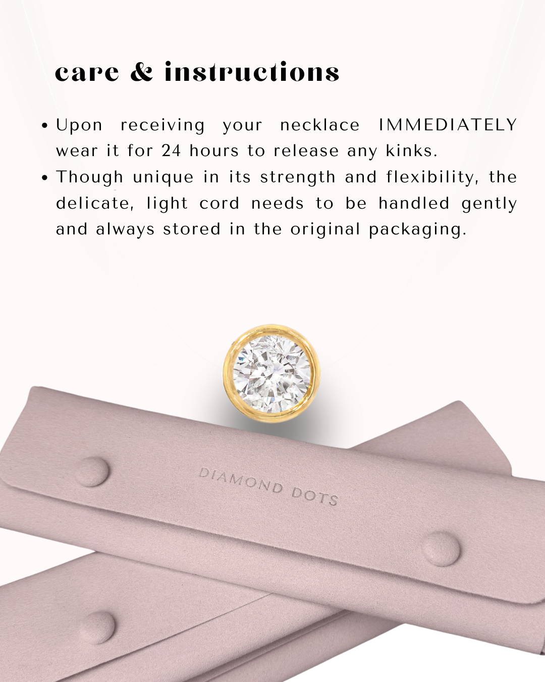 How to Care for Your Diamond Dot